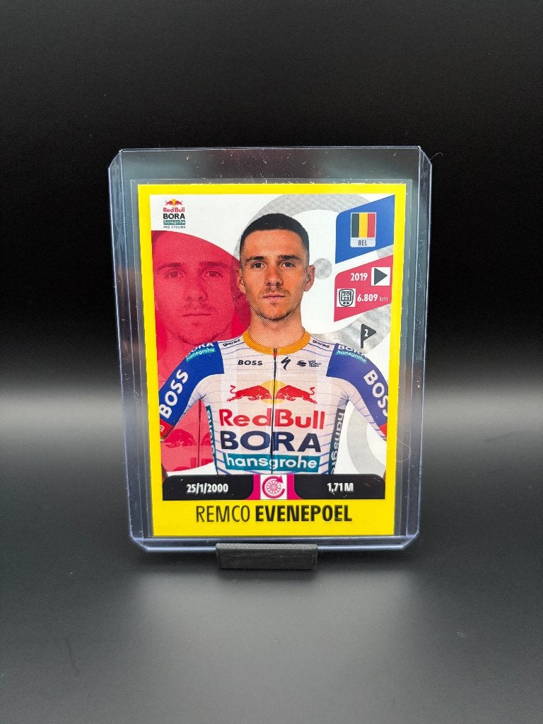 Remco Evenepoel Panini Tour de France 2026 Sticker Bora, Verzenden, Zo goed als nieuw, Overige sporten, Poster, Plaatje of Sticker