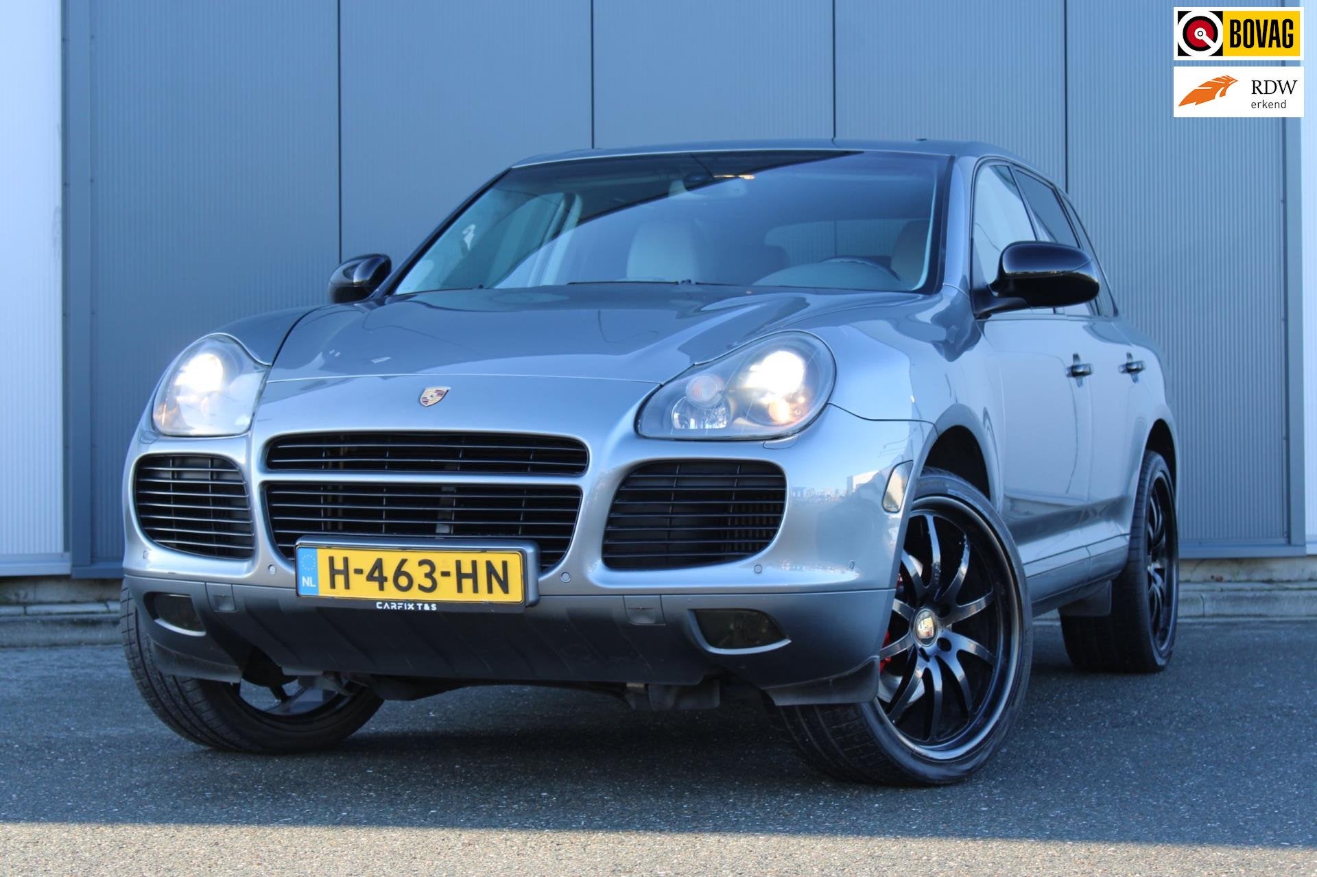 Porsche Cayenne 4.5 Turbo, Luchtvering, Leder, Trekhaak Bose, Auto's, Porsche, Automaat, Cayenne, Gebruikt, Leder