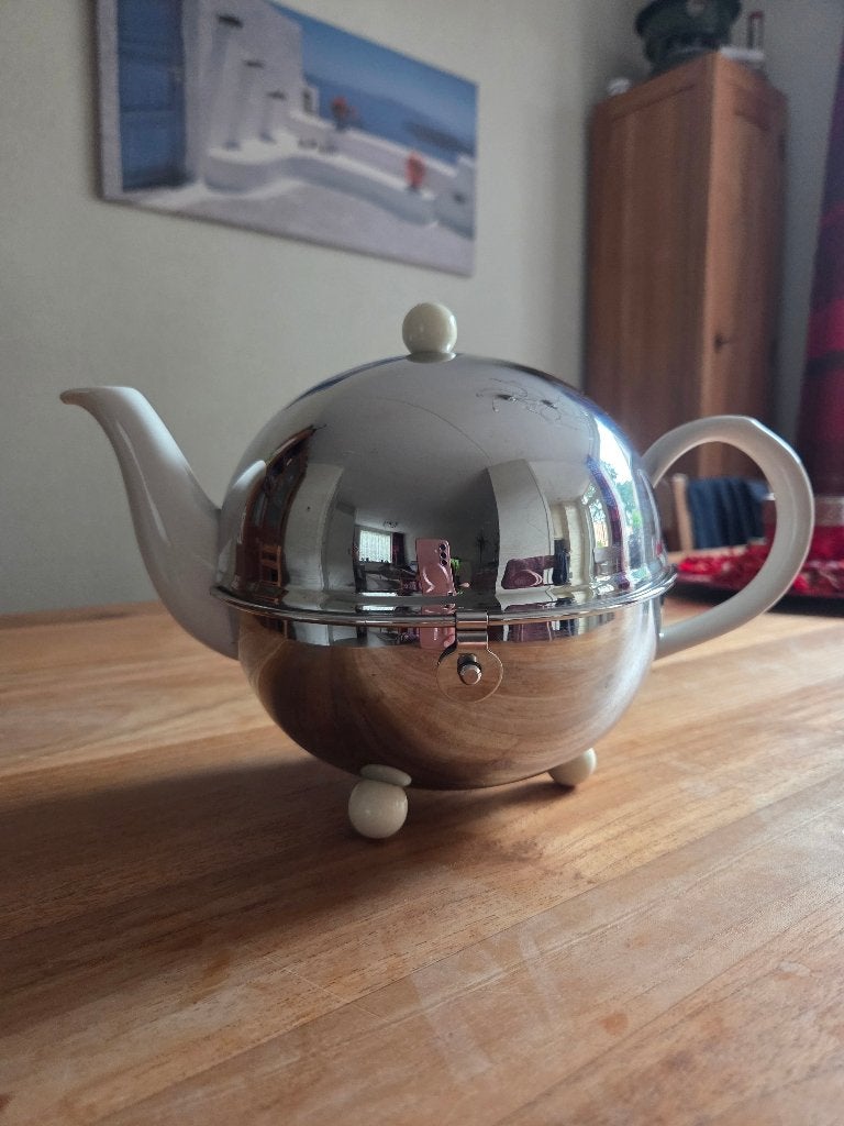 Vintage Bredemeijer en Cosy theepot RVS isolatie theefilter, Huis en Inrichting, Overige merken, Verzenden, Zo goed als nieuw