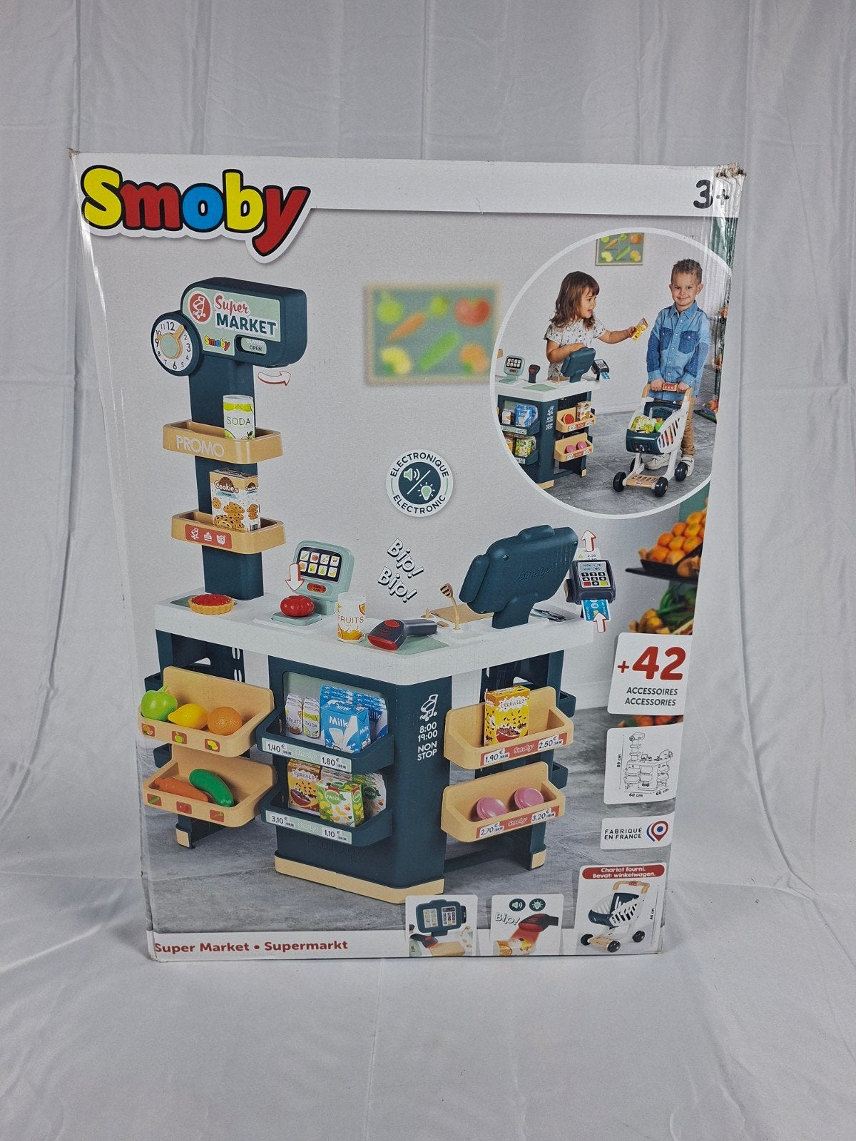 Smoby Supermarkt, nieuw in doos, -, -, Nieuw, Ophalen of Verzenden