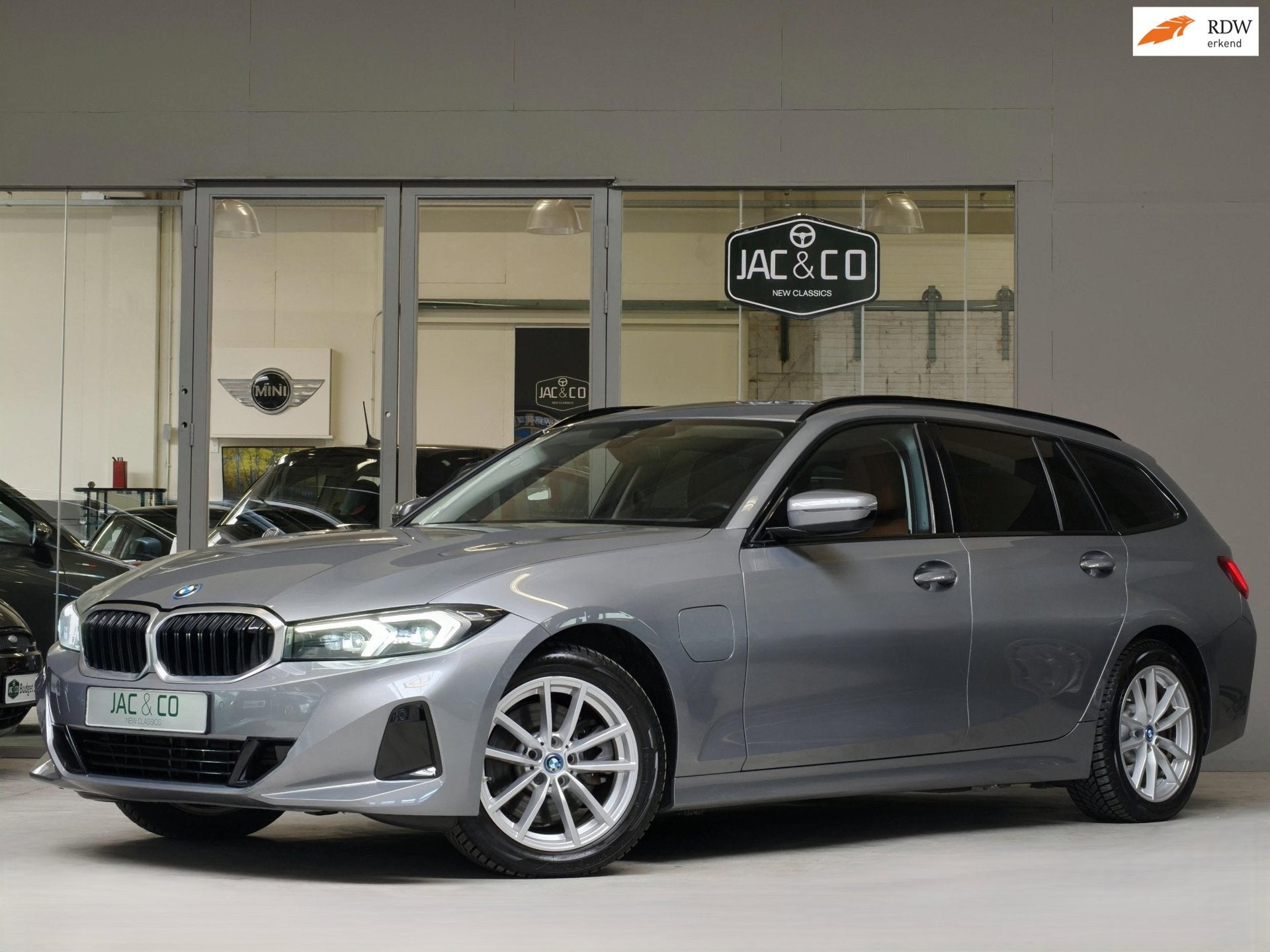 BMW 3-serie Touring 320e Cognac Leder - Dealer onderhouden, Gebruikt, Euro 6, 4 cilinders, 163 pk