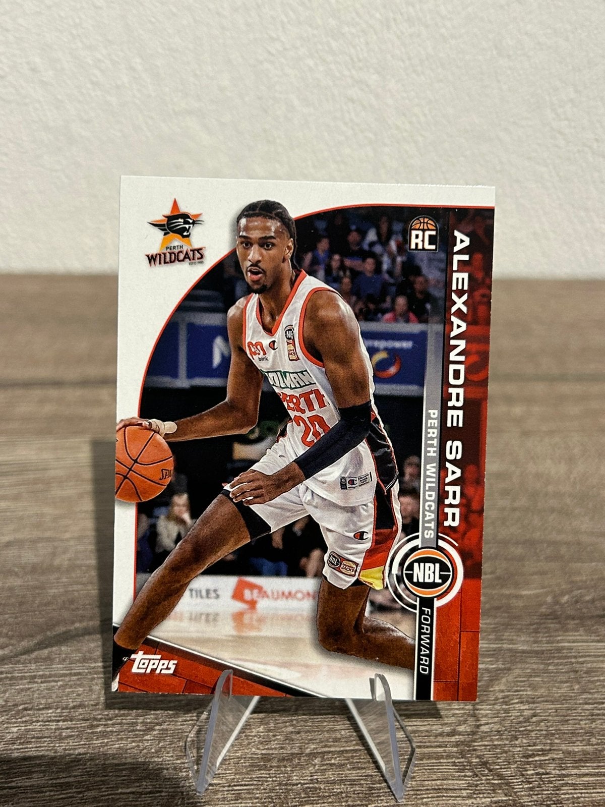 Alexandre Sarr 2023-24 Topps NBL Basketball #61 RC Rookie, Ophalen of Verzenden, Zo goed als nieuw, Buitenlandse clubs, Spelerskaart
