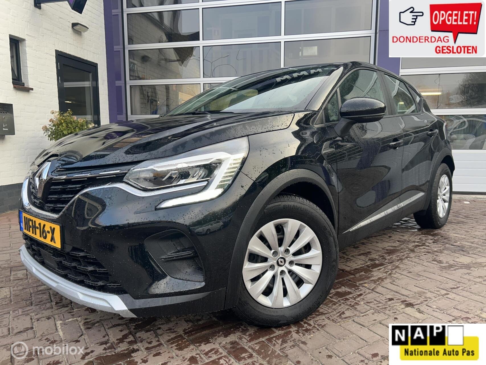 Renault Captur 1.0 TCe 90 Life * NAVIGATIE * AIRCO, Voorwielaandrijving, Stof, Gebruikt, Euro 6
