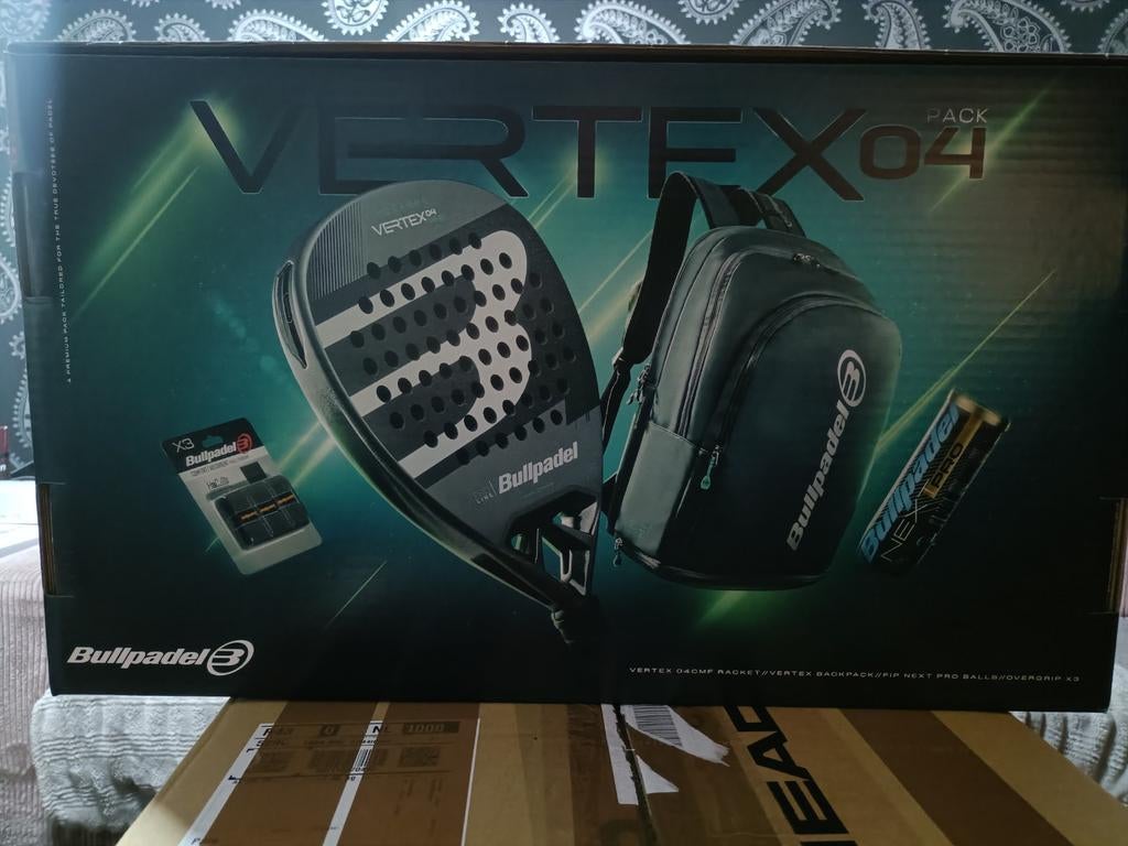 Bullpadel Vertex Comfort pack heren, Sport en Fitness, Padel, Ophalen of Verzenden, Nieuw