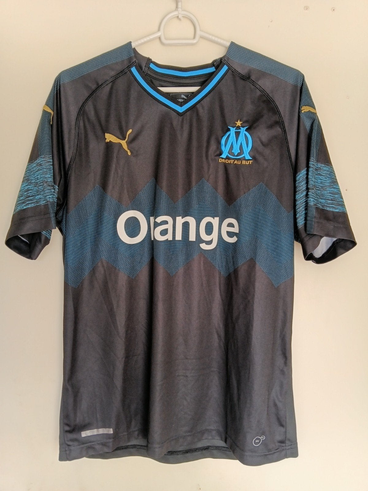Origineel uitshirt Olympique Marseille L, Sport en Fitness, Ophalen of Verzenden, Zo goed als nieuw, Shirt