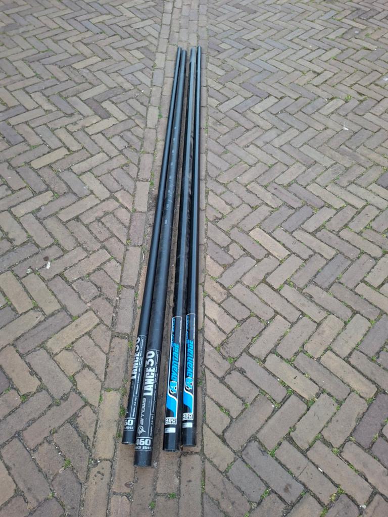 2x SDM Windsurfen masten 460 cm te koop, Ophalen of Verzenden, Mast