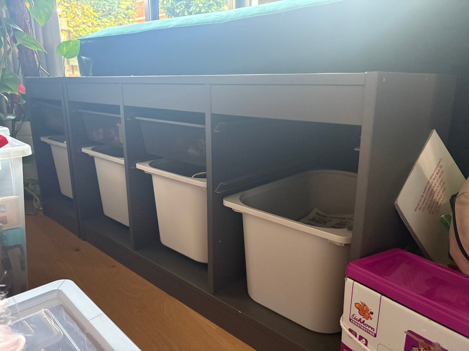 Trofast kast grijs, Huis en Inrichting, Ophalen, Zo goed als nieuw, 25 tot 50 cm, 50 tot 100 cm