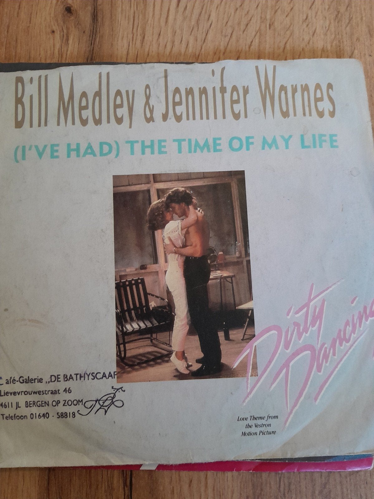Bill medley & jennifer warnes 7inch the time my life, Ophalen of Verzenden, Zo goed als nieuw, Pop