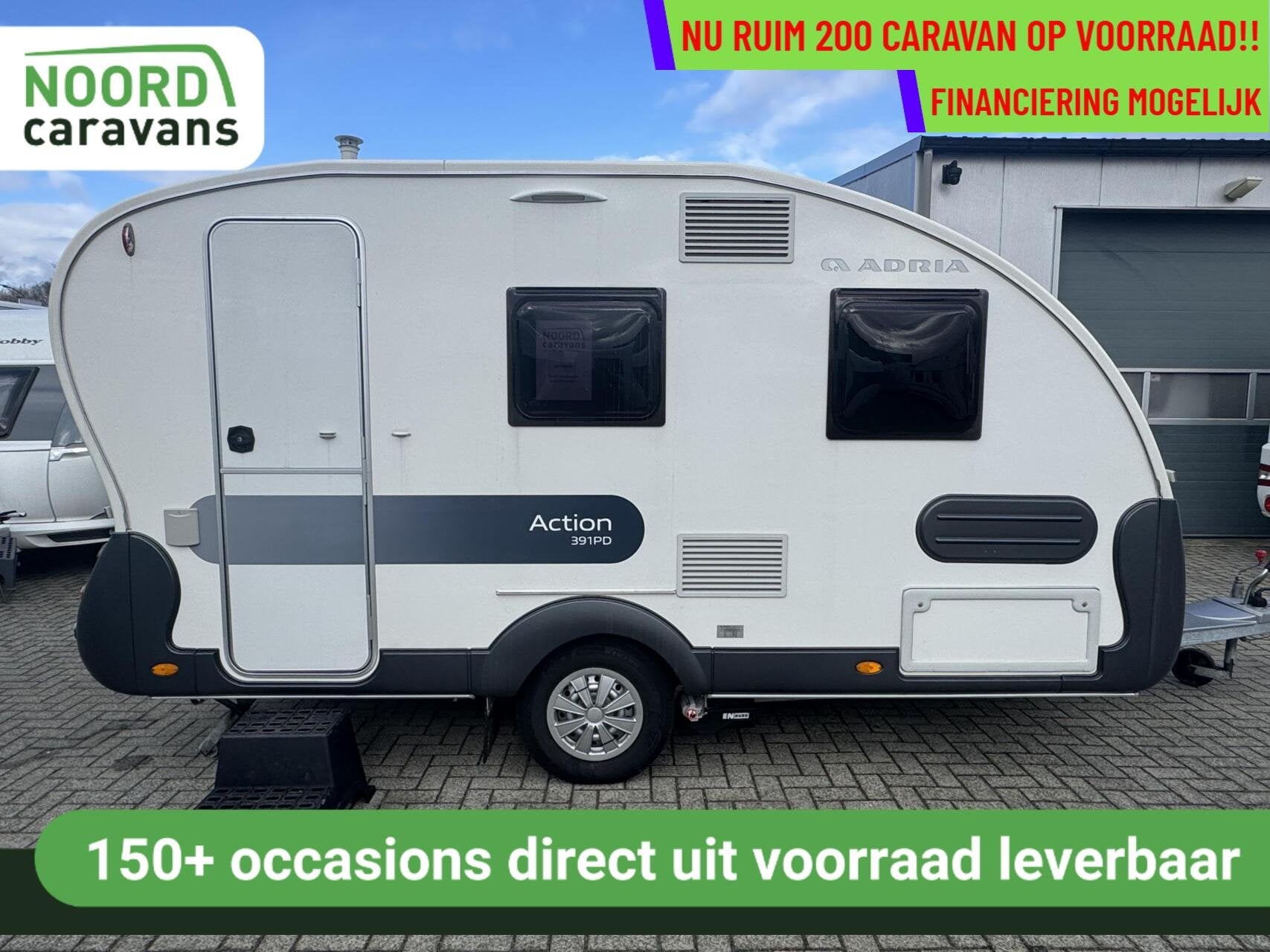 Adria ACTION 391PD, DWARSBED, MOVER, VOORTENT ISABELLA, Tot en met 2, Bedrijf, Adria, 6 tot 7 meter