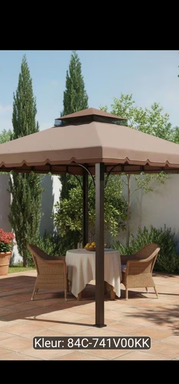 Paviljoen doek, Ophalen of Verzenden, Nieuw, 250 tot 500 cm, Zonder ramen