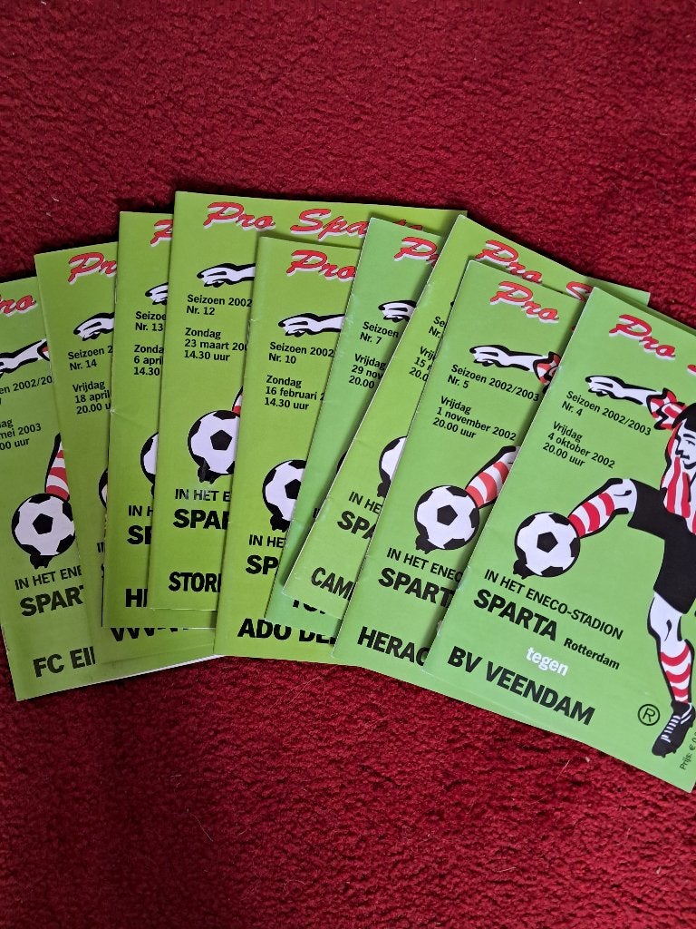 Sparta Rotterdam 2002/2003, Verzamelen, Ophalen of Verzenden, Sparta, Boek of Tijdschrift