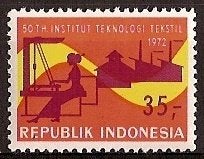 Indonesie Zonnebloem nr 714 postfris 1972, Ophalen of Verzenden, Postfris, Zuidoost-Azië