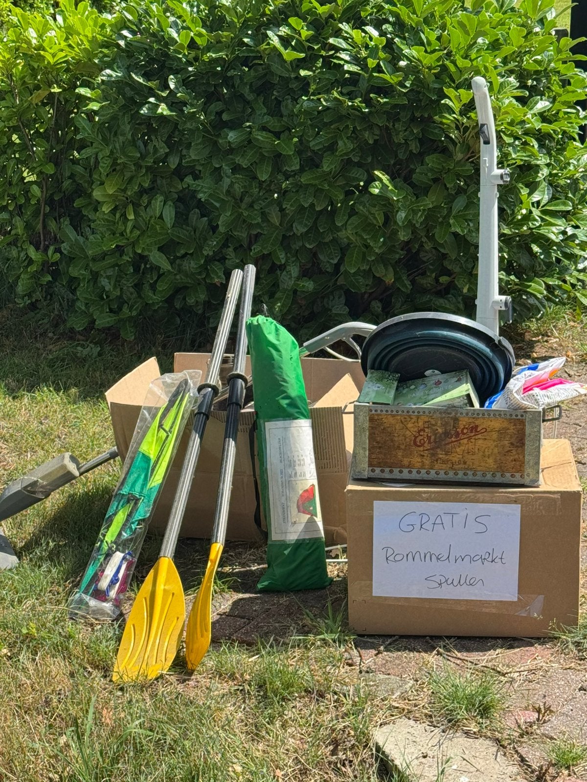 Gratis Rommelmarkt spullen, Ophalen, Zo goed als nieuw