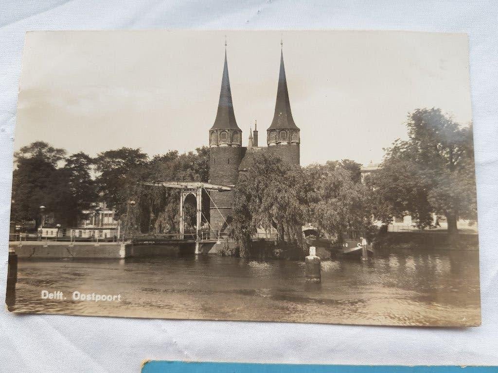 Ansichtkaart Delft, Oostpoort, Verzenden, Zuid-Holland