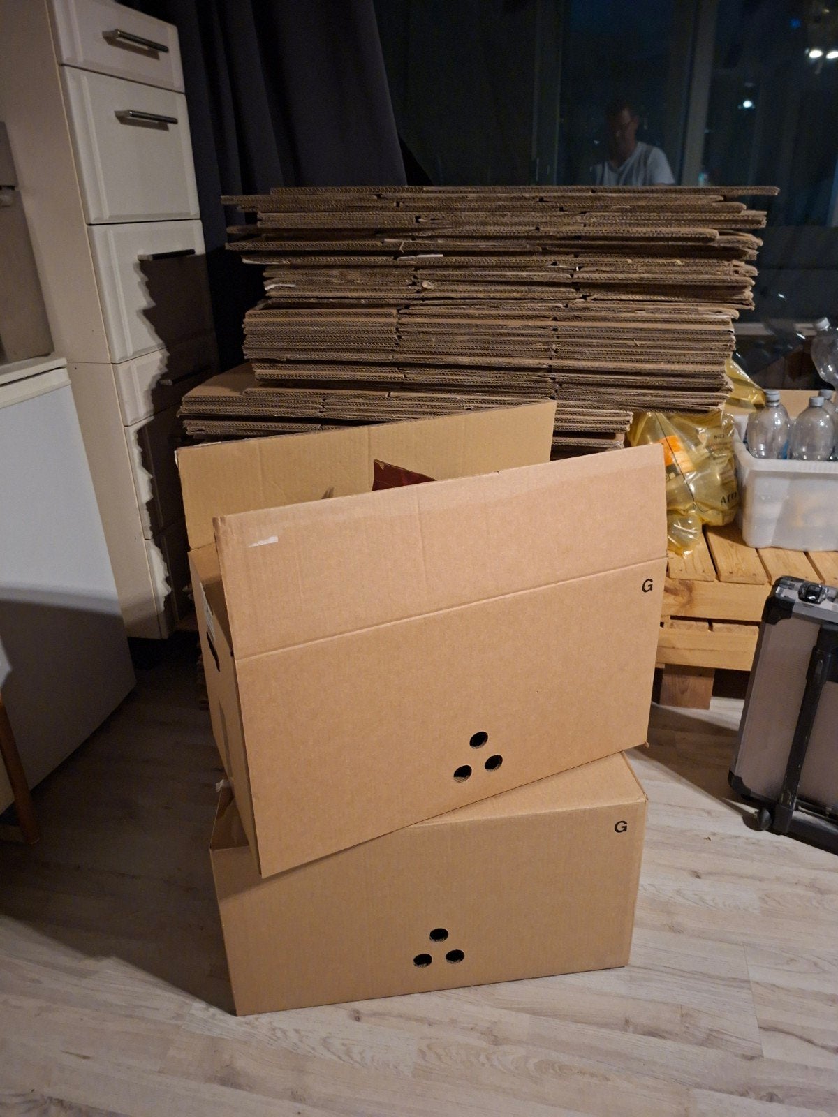 Verhuisdozen  dozen, 40 tot 60 cm, Opvouwbaar, 50 tot 75 cm, Ophalen of Verzenden
