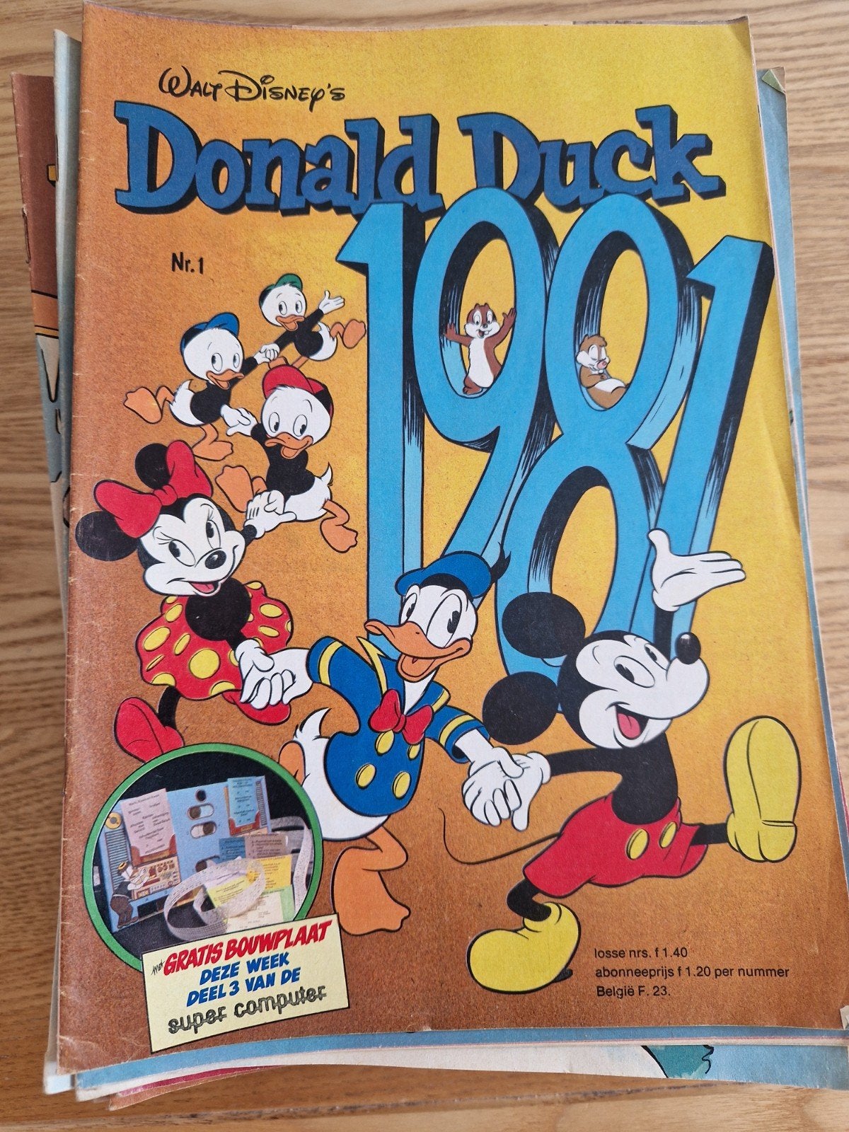 Donald Duck 1980 nummers 21 en 37 ontbreken, Meerdere stripboeken, Verzenden, Gelezen