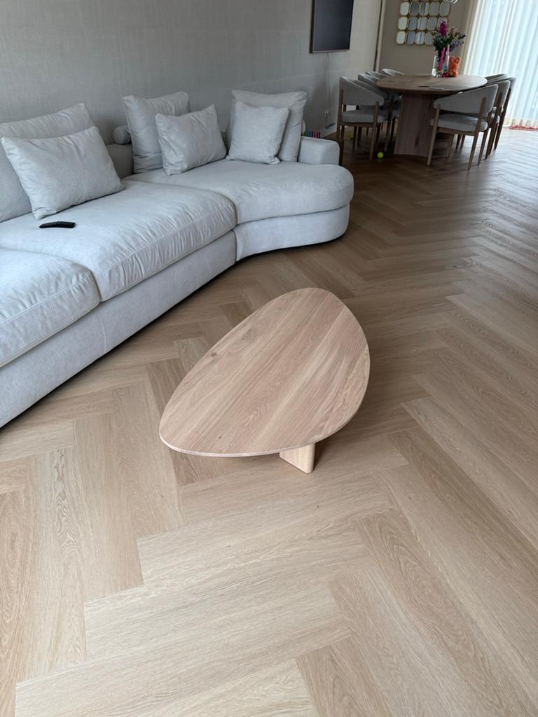 Table du sud salontafel, Ophalen, 100 tot 150 cm, Eikenhout, 50 tot 100 cm