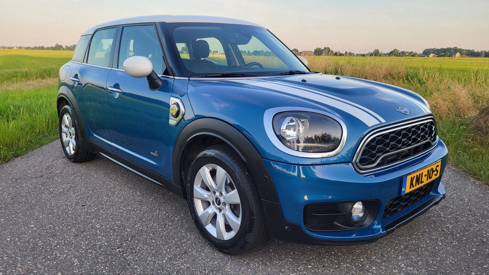 Mini Countryman Cooper S All4 E Hybrid  1.5  224pk Aut 2019, Auto's, Mini, Countryman, Blauw, Plug-in hybride, Bedrijf
