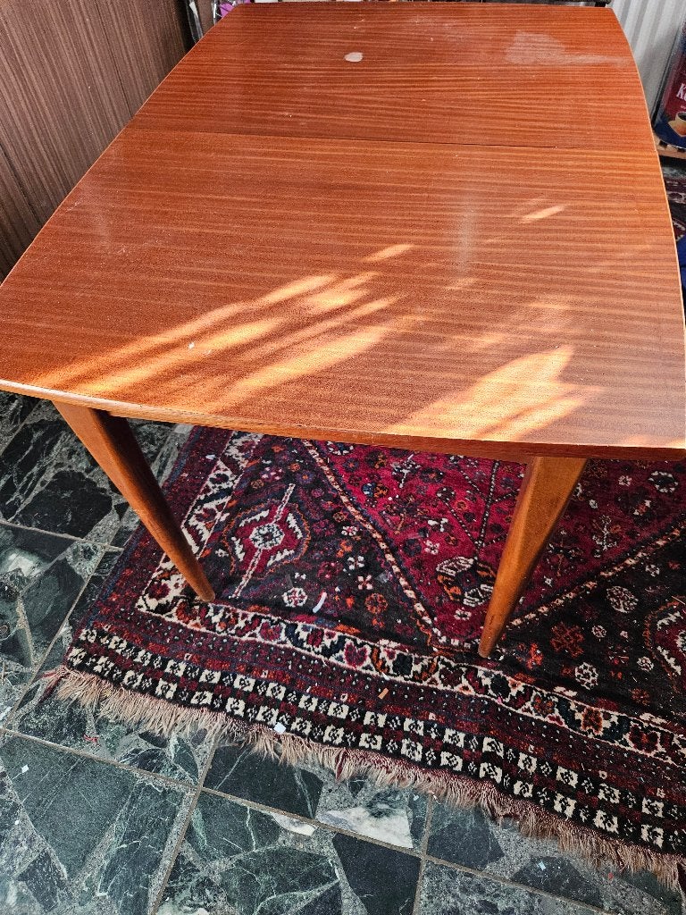 Vintage jaren 60 eettafel, Ophalen, Gebruikt, 50 tot 100 cm, 100 tot 150 cm