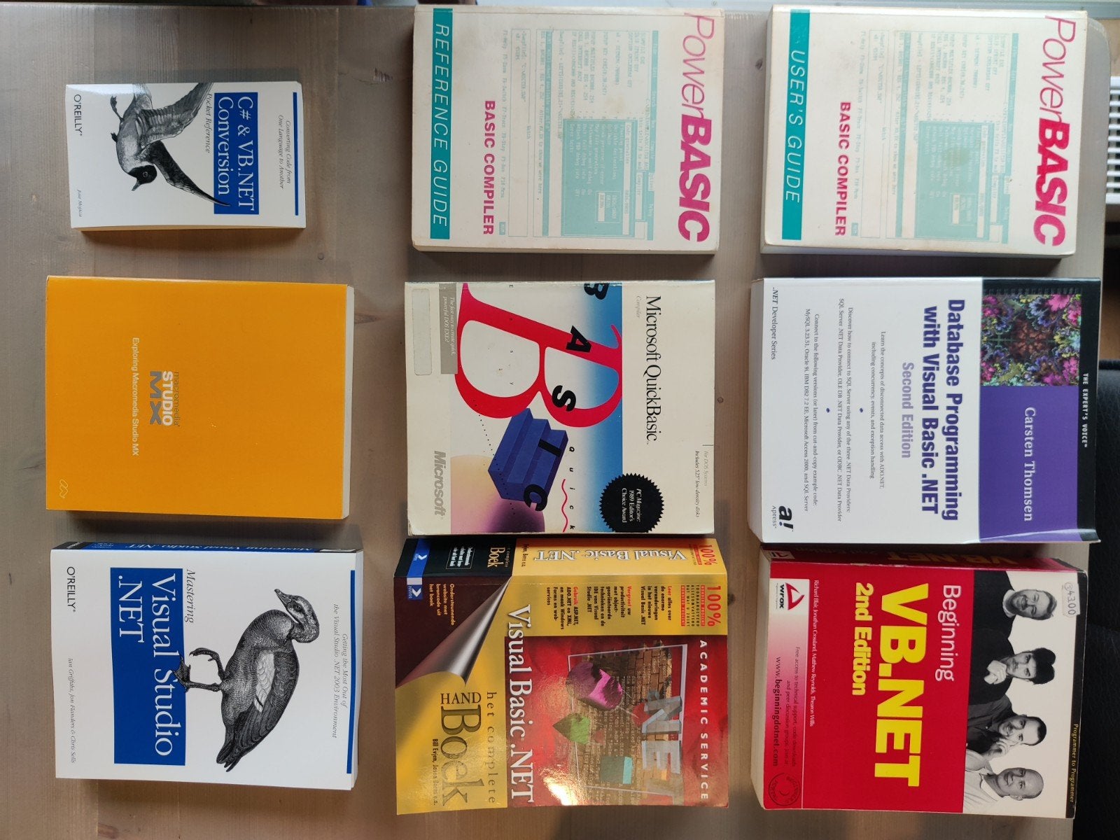 Grote collectie Visual Basic .NET en programmeerboeken, Ophalen of Verzenden, Gelezen, Programmeertaal of Theorie, Diverse auteurs