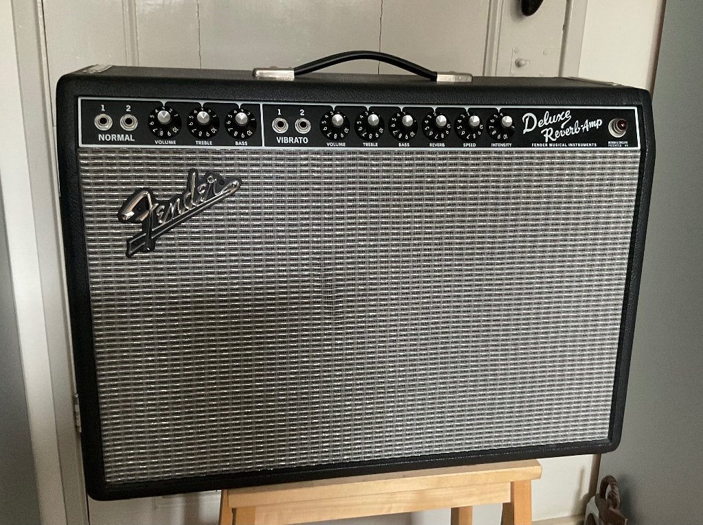 Fender 65 DeLuxe Reverb gitaarversterker, Muziek en Instrumenten, Ophalen, Zo goed als nieuw, Gitaar, Minder dan 50 watt