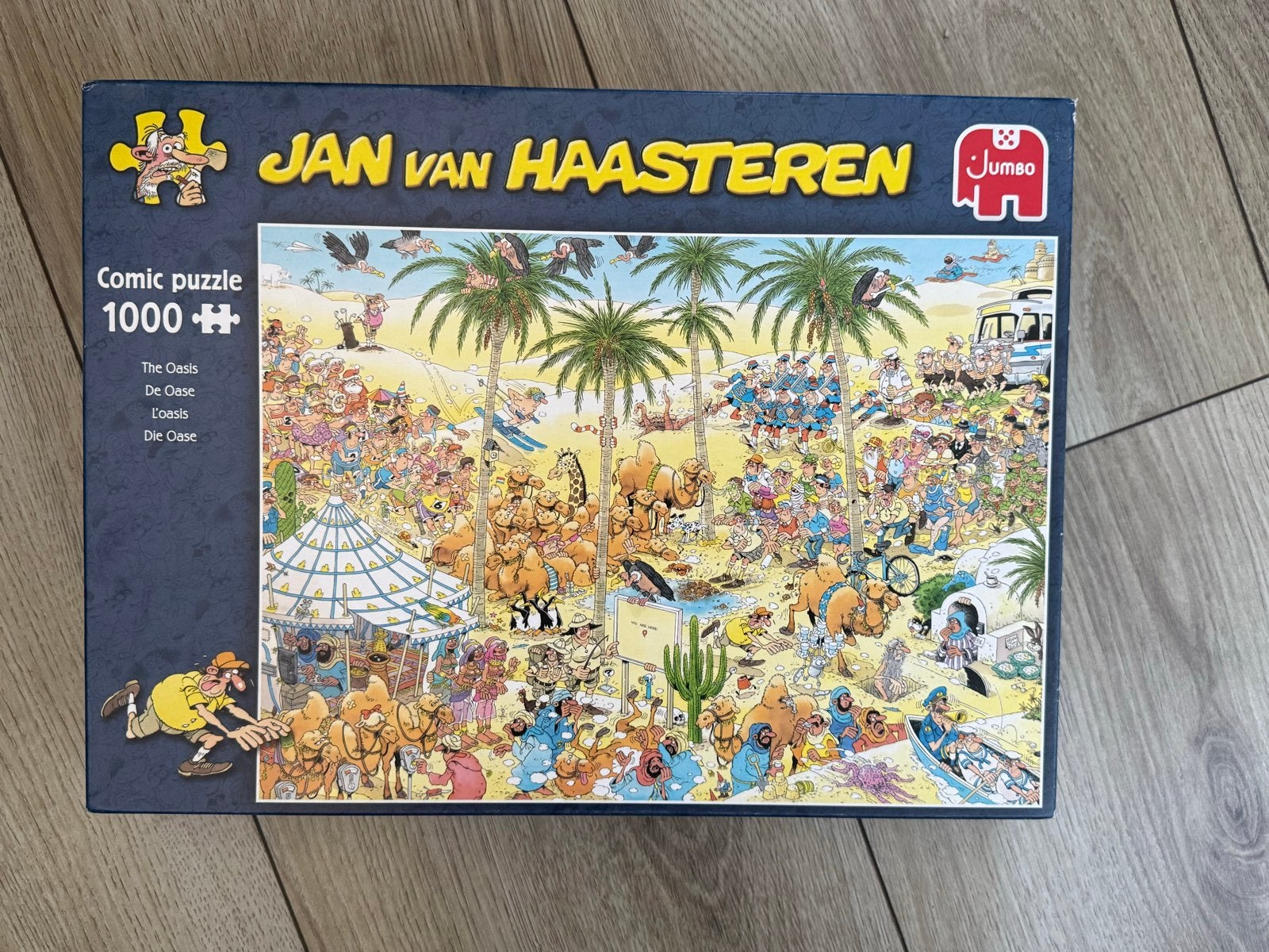 Jan van Haasteren - The Oasis 1000 stukjes, Ophalen of Verzenden, 500 t/m 1500 stukjes, Zo goed als nieuw, Legpuzzel