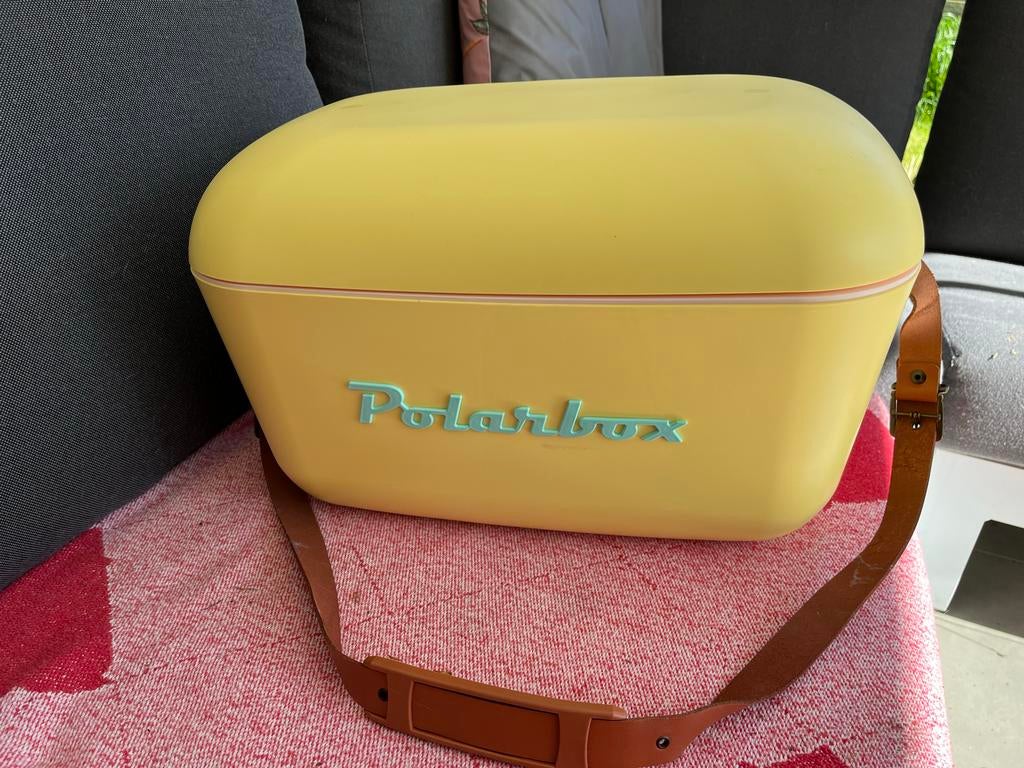 Polarbox Koelbox Geel - Stijlvol en Compact, Ophalen of Verzenden, Zo goed als nieuw, Koelbox, Koelelement