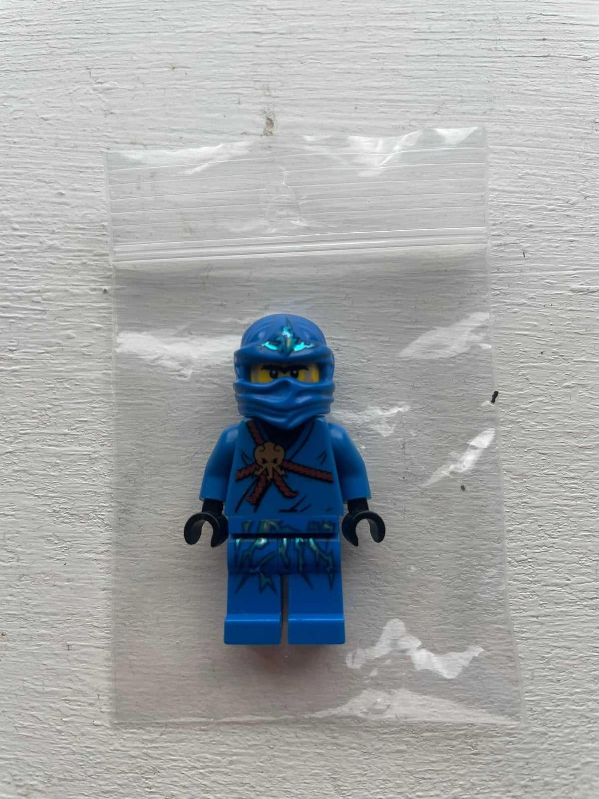 LEGO Ninjago NRG Jay  onderdelen + extra onderdelen, Gebruikt, Lego, Ophalen of Verzenden, Minifiguur