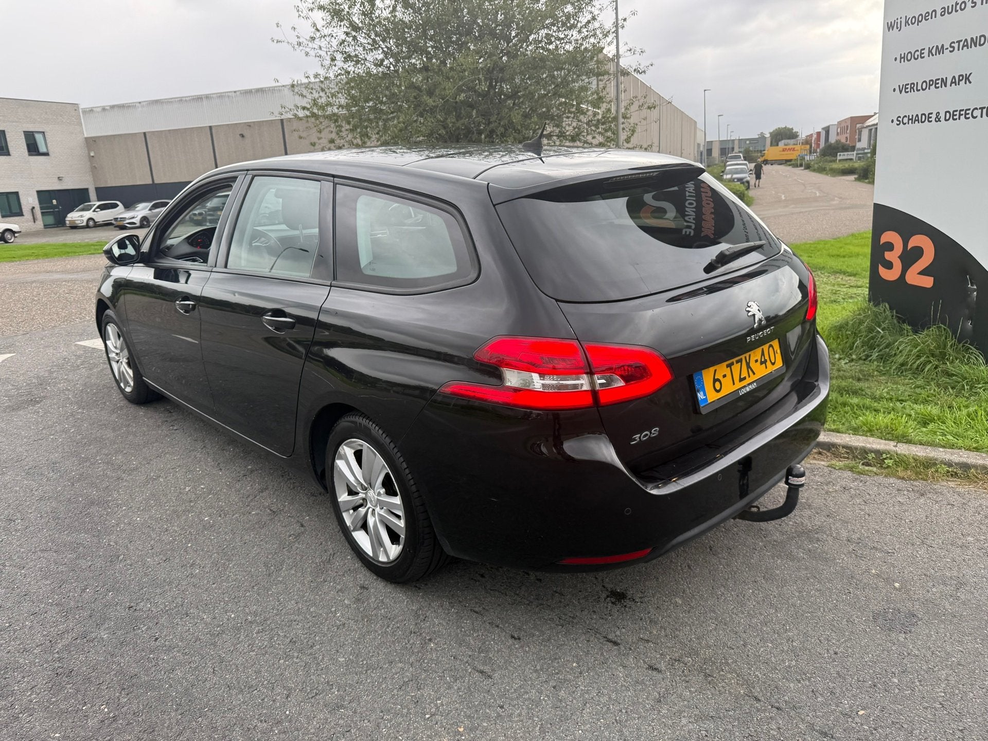 Peugeot 308 SW SW 1.6 BlueHDi Active | 2014 | Diesel | Handg, Auto's, Gebruikt, 4 cilinders, Zwart, Origineel Nederlands