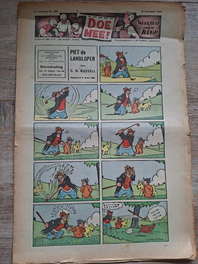 DOE MEE! Weekblad voor de Jeugd - 21 November 1941, Verzenden, Gelezen, Overige typen