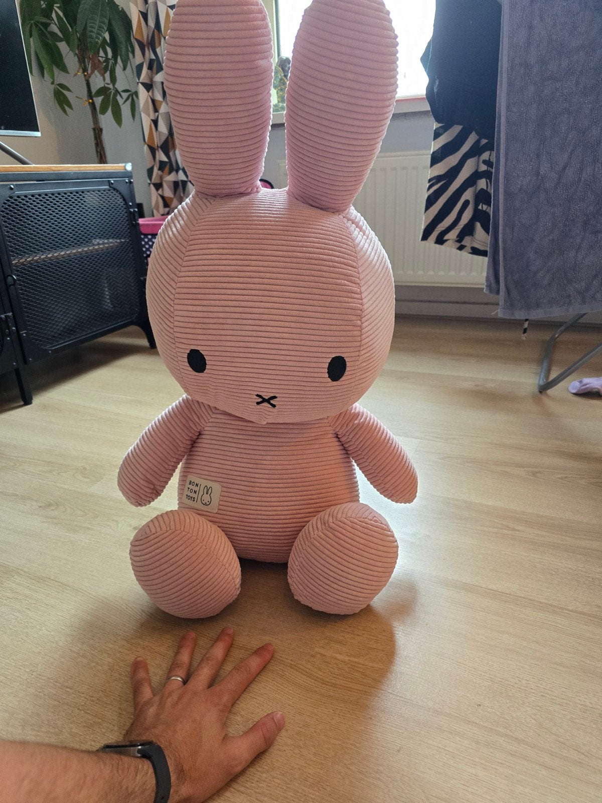 Grote roze Nijntje knuffel - Zo goed als nieuw, Ophalen, Konijn, Nijntje, Zo goed als nieuw