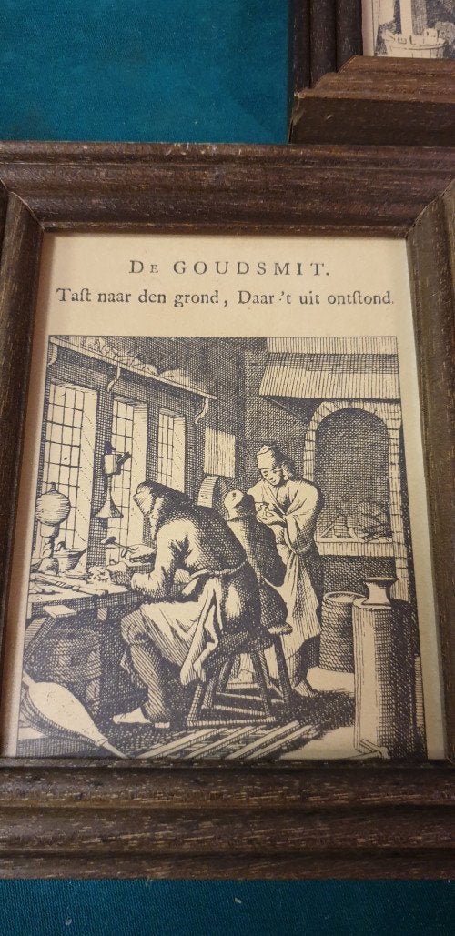 prenten beroepen vintage, Ophalen of Verzenden, 'T Olde Gre-j, Info@toldegrej.nl, Endepoelstraat 20f Didam