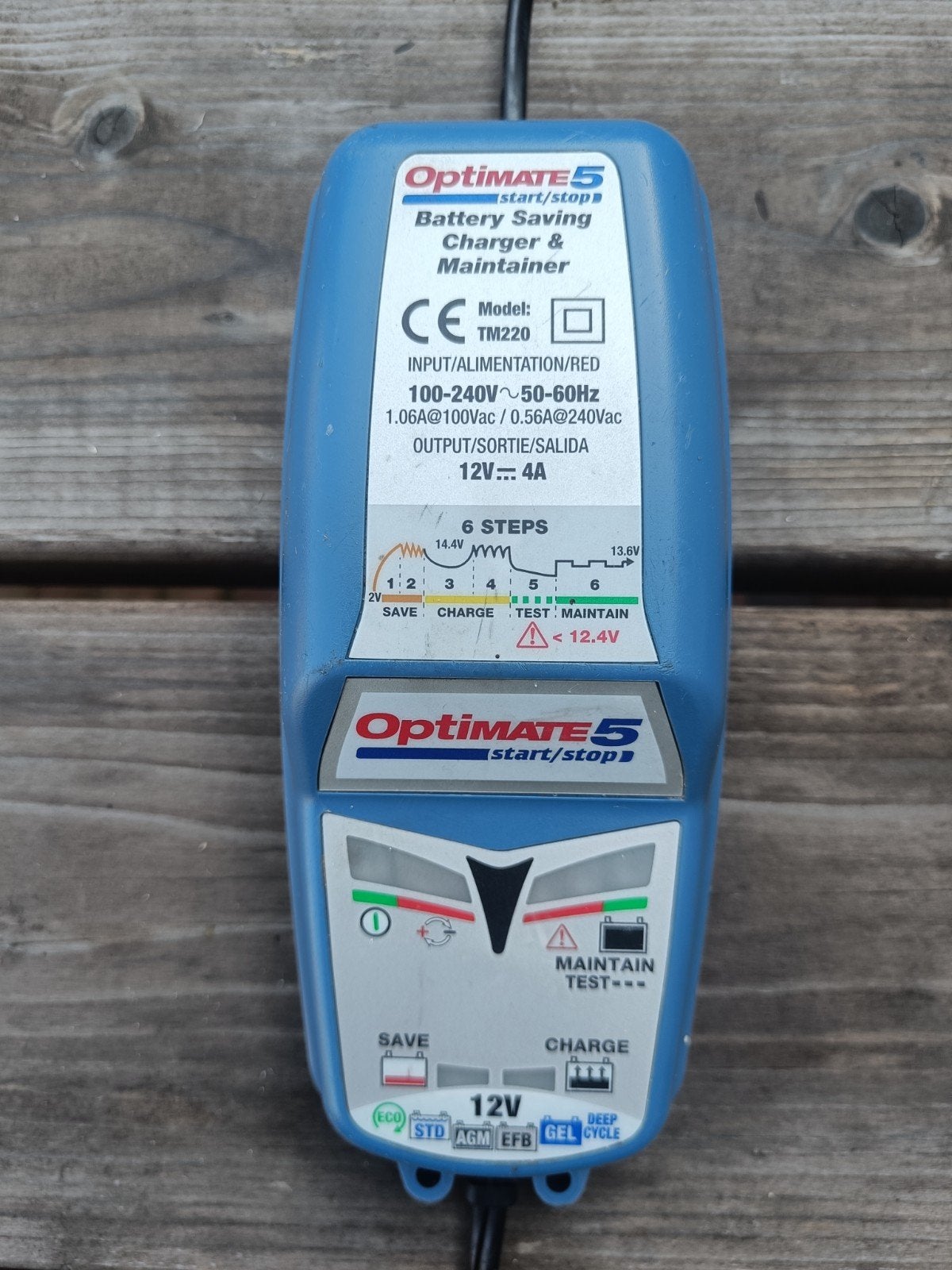 Optimate 5 Acculader / Druppellader (enkel lader), Ophalen of Verzenden