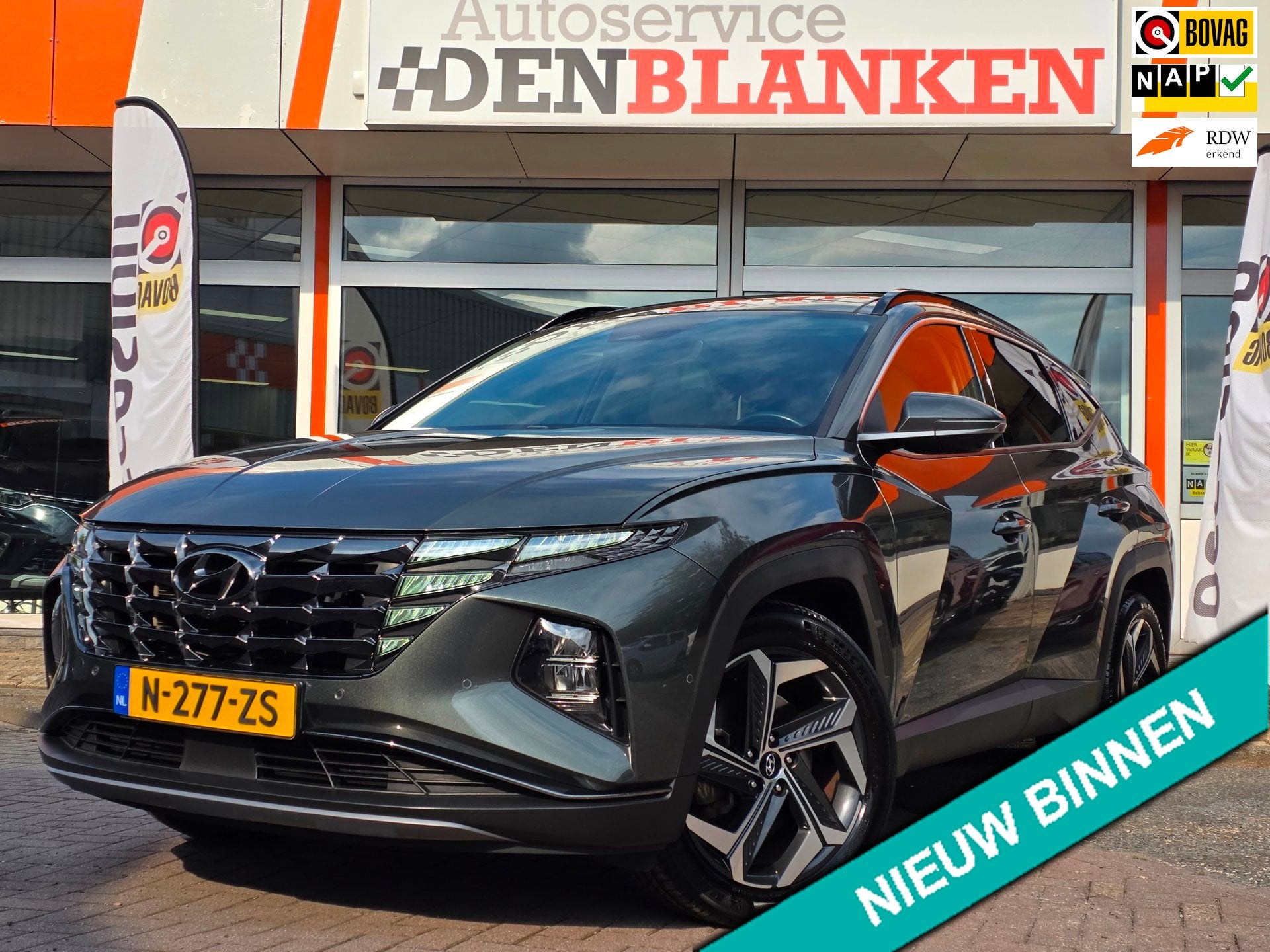 Hyundai Tucson 1.6 T-GDI HEV Premium Sky Automaat BJ.2022 /, Auto's, Dealer onderhouden, Gebruikt, Euro 6, 4 cilinders