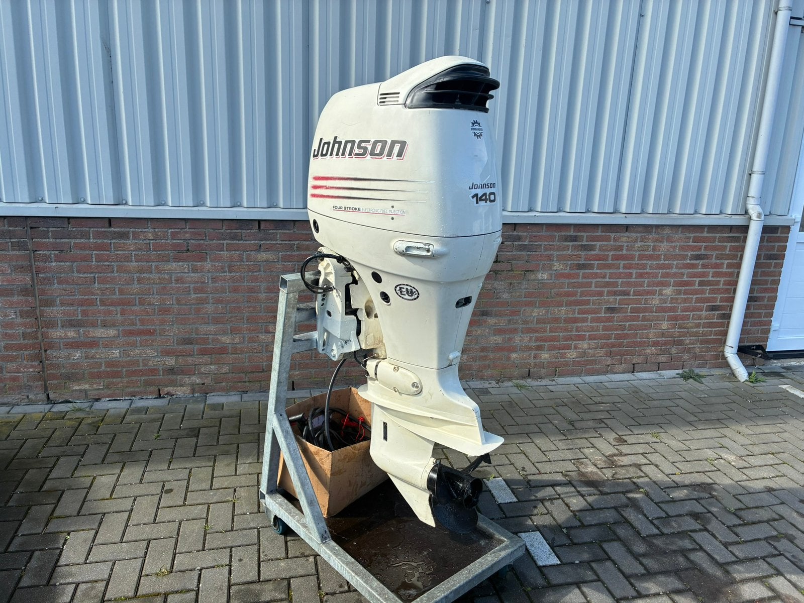 Johnson / Suzuki 140 pk takt EFI,, Powertrim, vaarklaar !, Watersport en Boten, Buiten- en Binnenboordmotoren, Gebruikt, Benzine