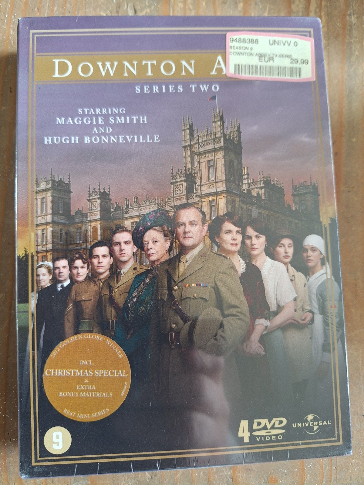 Downton Abbey - Serie Twee (4 DVD's) met Kerstspecial, Engels, Nederlands, Ophalen of Verzenden, Bonusmateriaal