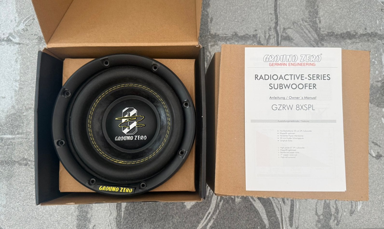 Ground Zero subwoofer, Ophalen of Verzenden, Zo goed als nieuw