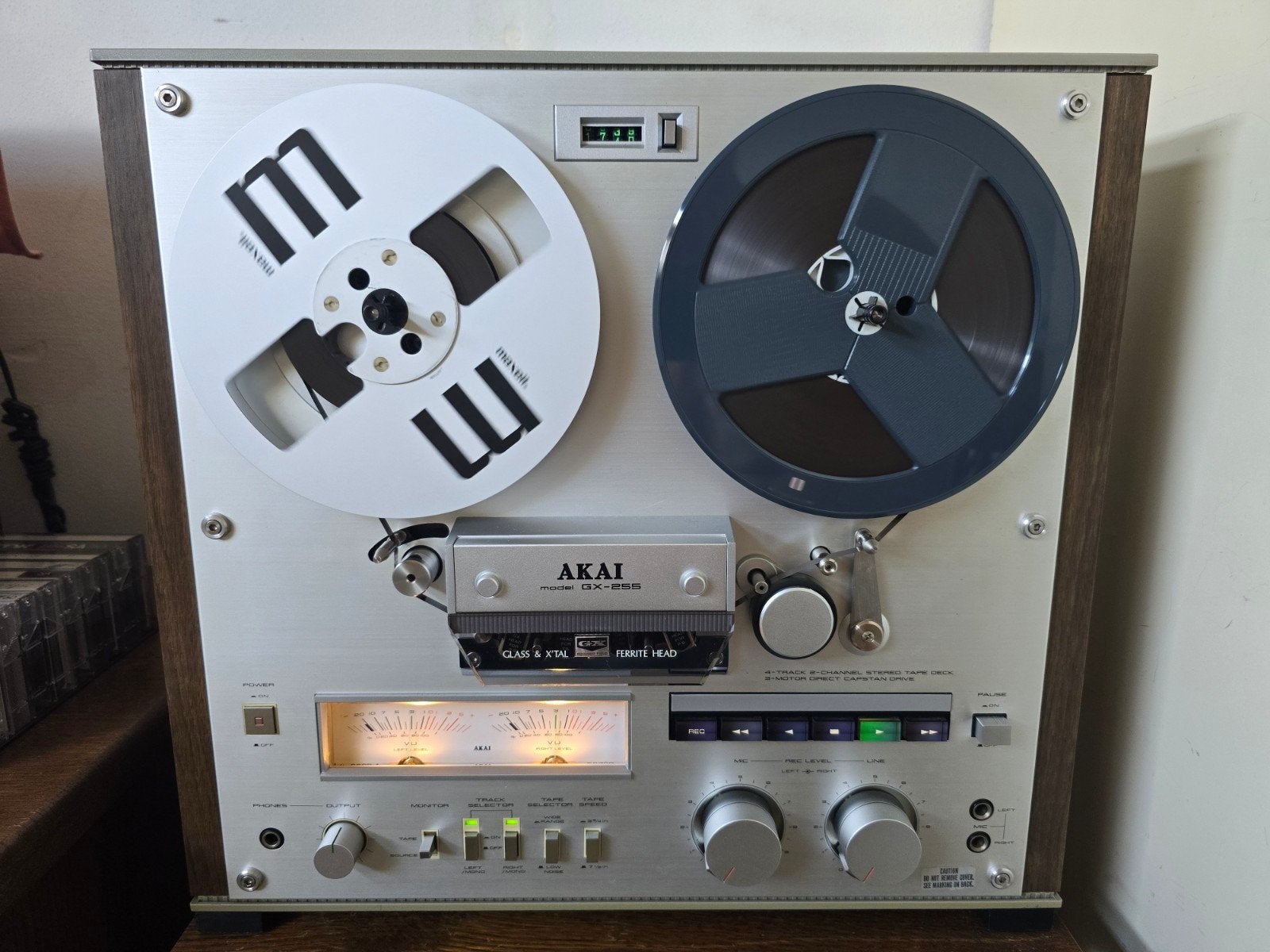 AKAI GX-255 autoreverse tape deck, Audio, Tv en Foto, Bandrecorders, Ophalen of Verzenden, Bandrecorder