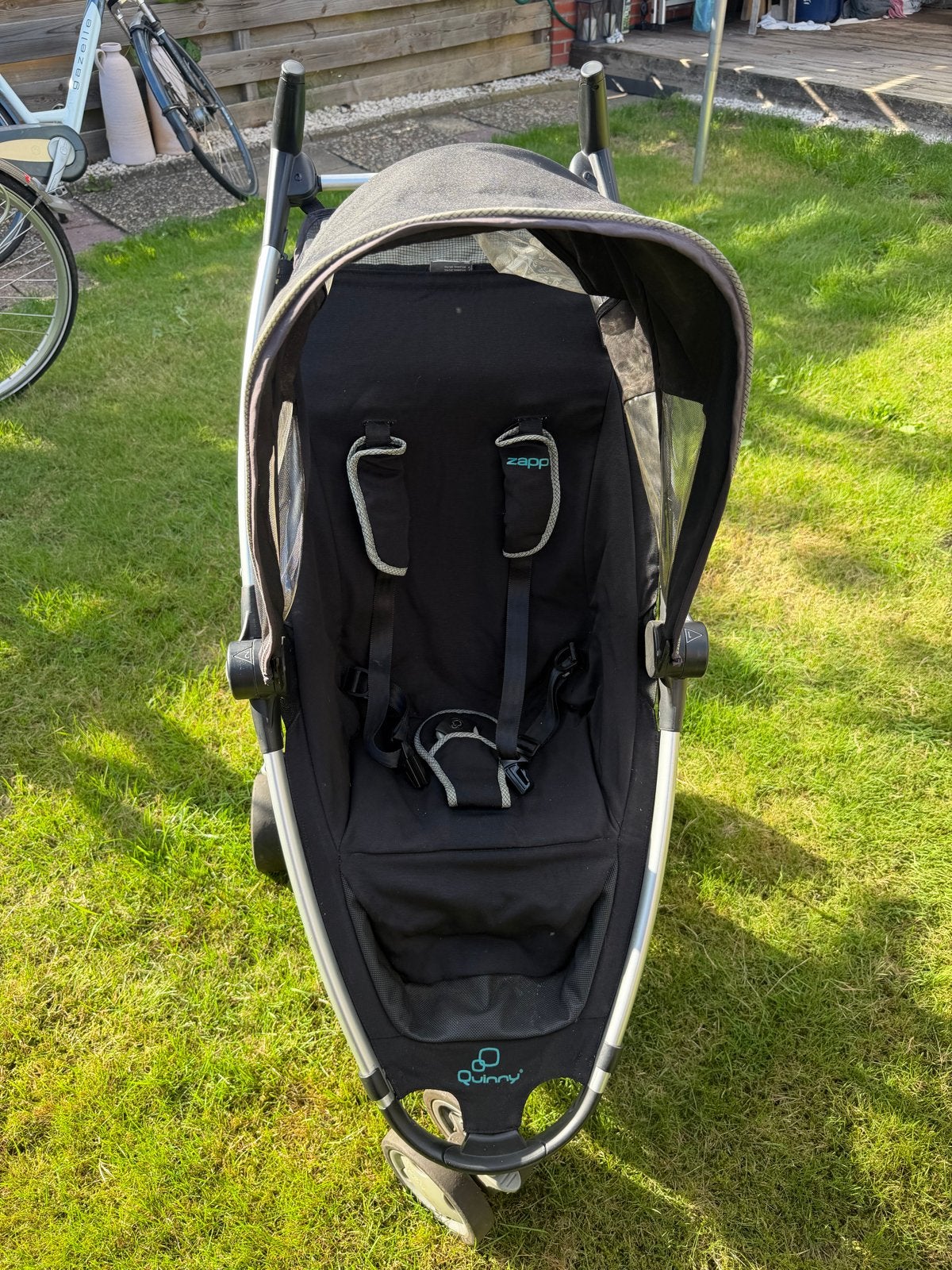 Quinny Zapp Flex Plus buggy - Zwart, Ophalen of Verzenden, Gebruikt, Kinderwagen, Quinny