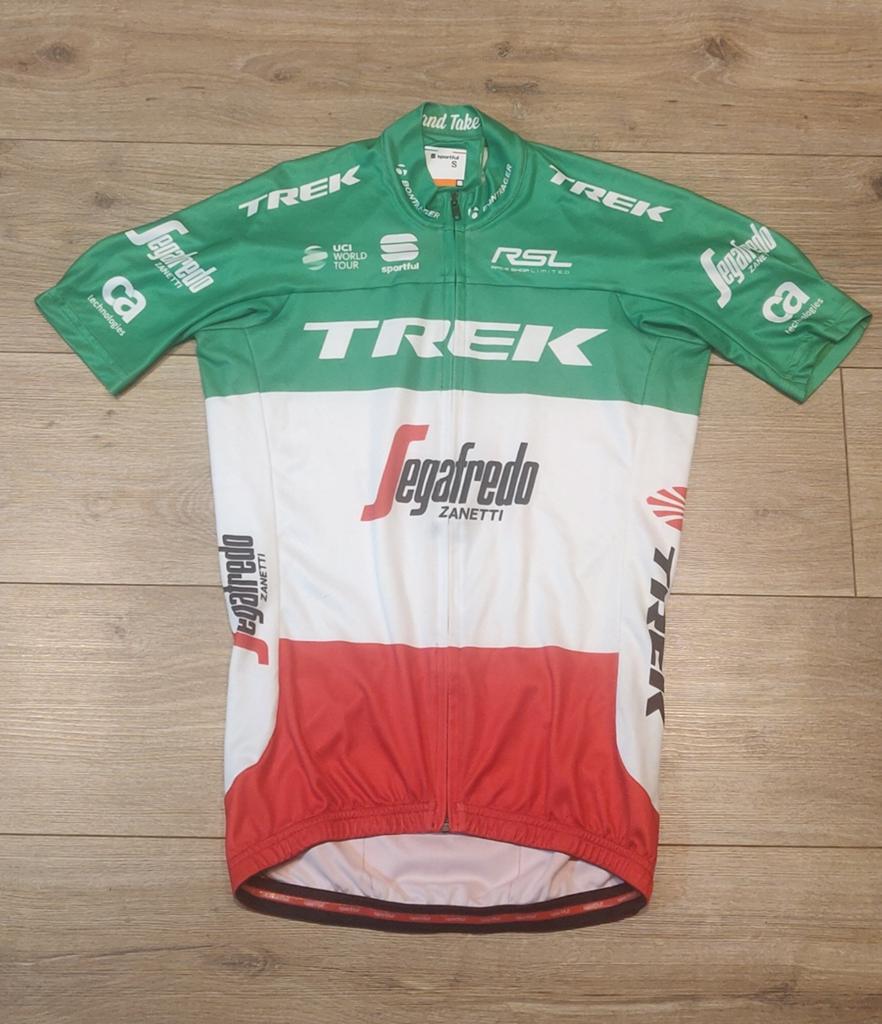Wielershirt Trek Segafredo Italiaans kampioen, Ophalen of Verzenden, Gebruikt, Kleding