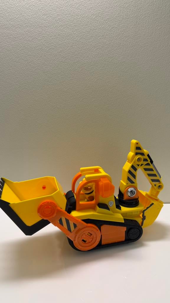 Paw Patrol Rubble graafmachine met geluid, Ophalen of Verzenden, Zo goed als nieuw