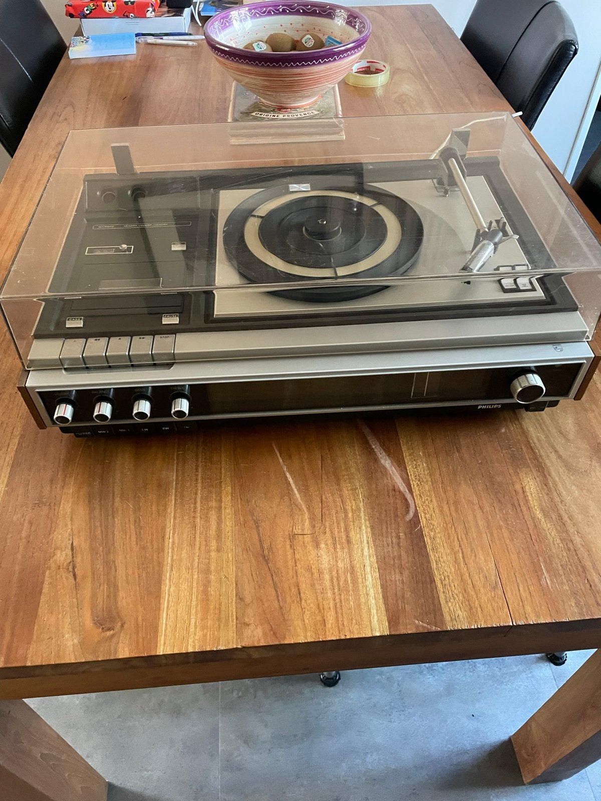 Philips Stereoset 900: Platenspeler, Cassette & Radio, Ophalen, Gebruikt, Platenspeler, Philips