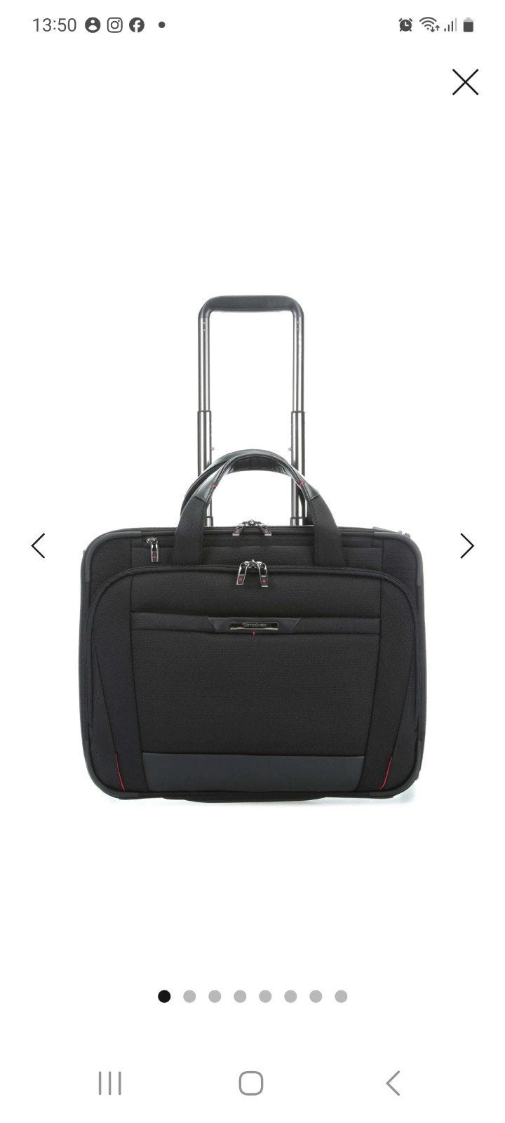 Samsonite Laptoptas op Wieltjes - Zwart, Sieraden, Tassen en Uiterlijk, Tassen | Reistassen en Weekendtassen, Ophalen of Verzenden