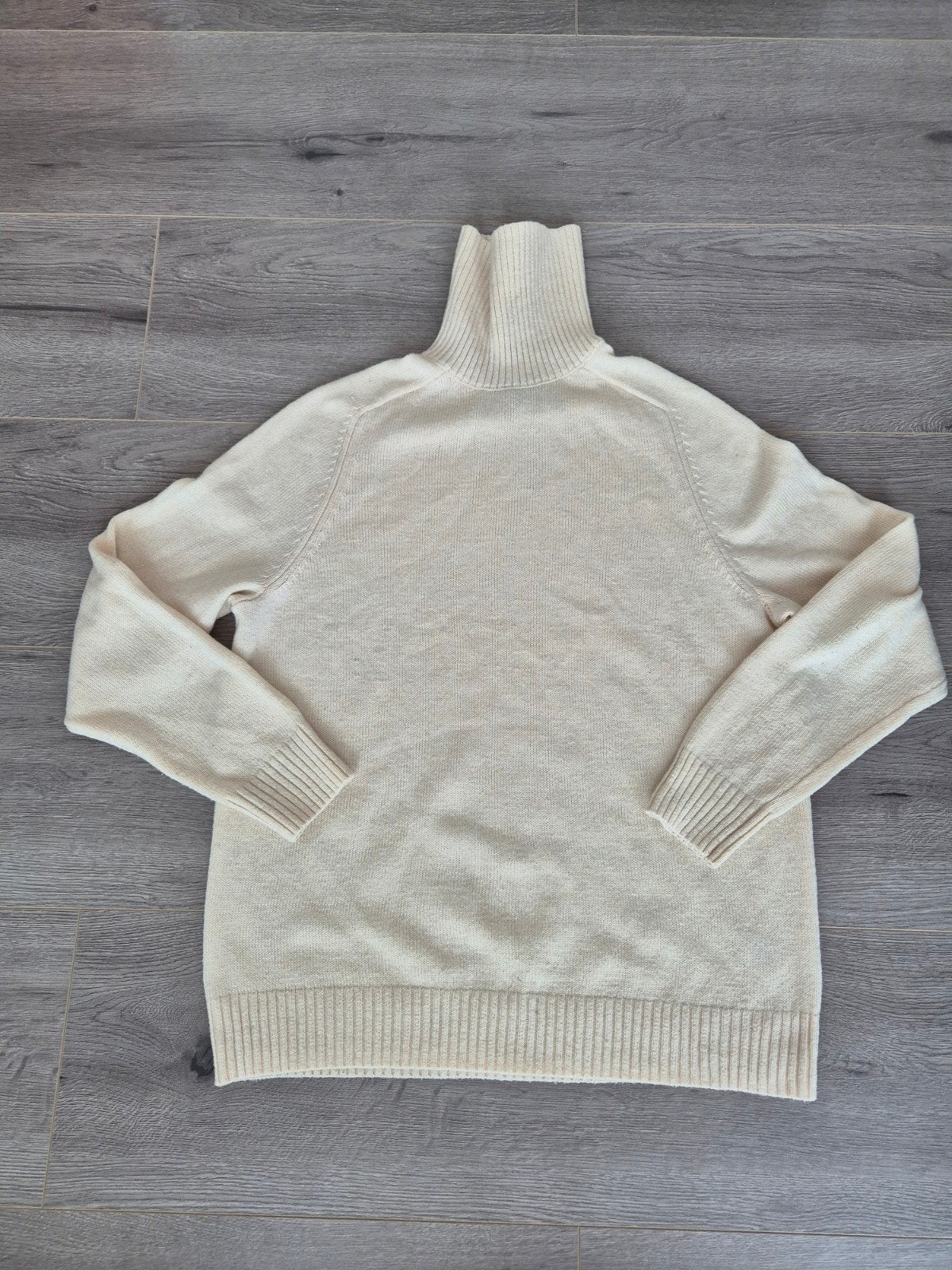 H&M Turtleneck / Koltrui Heren - Crèmewit - Maat M, Kleding | Heren, Ophalen of Verzenden, Zo goed als nieuw, Beige, H&M