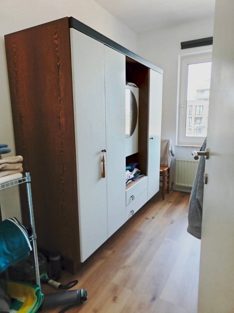 Vintage kleerkast, Huis en Inrichting, Kasten | Kledingkasten, Gebruikt, 150 tot 200 cm, 150 tot 200 cm, 50 tot 75 cm