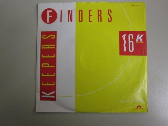 16K -  finders keepers - vinyl 7", Gebruikt, 7 inch, Single, Ophalen of Verzenden