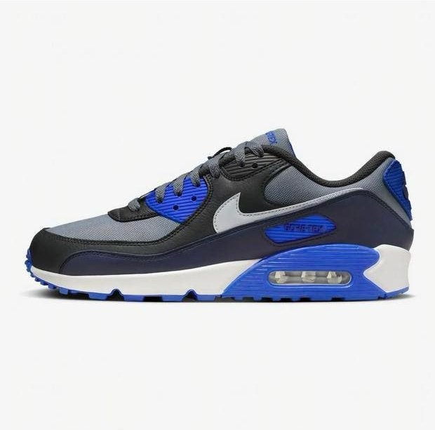 Nike Air Max 90 'Grey Anthracite Obsidian' - maat 42, Product.Safety.ENEA@nike.com, Blauw, Nike, Nieuw