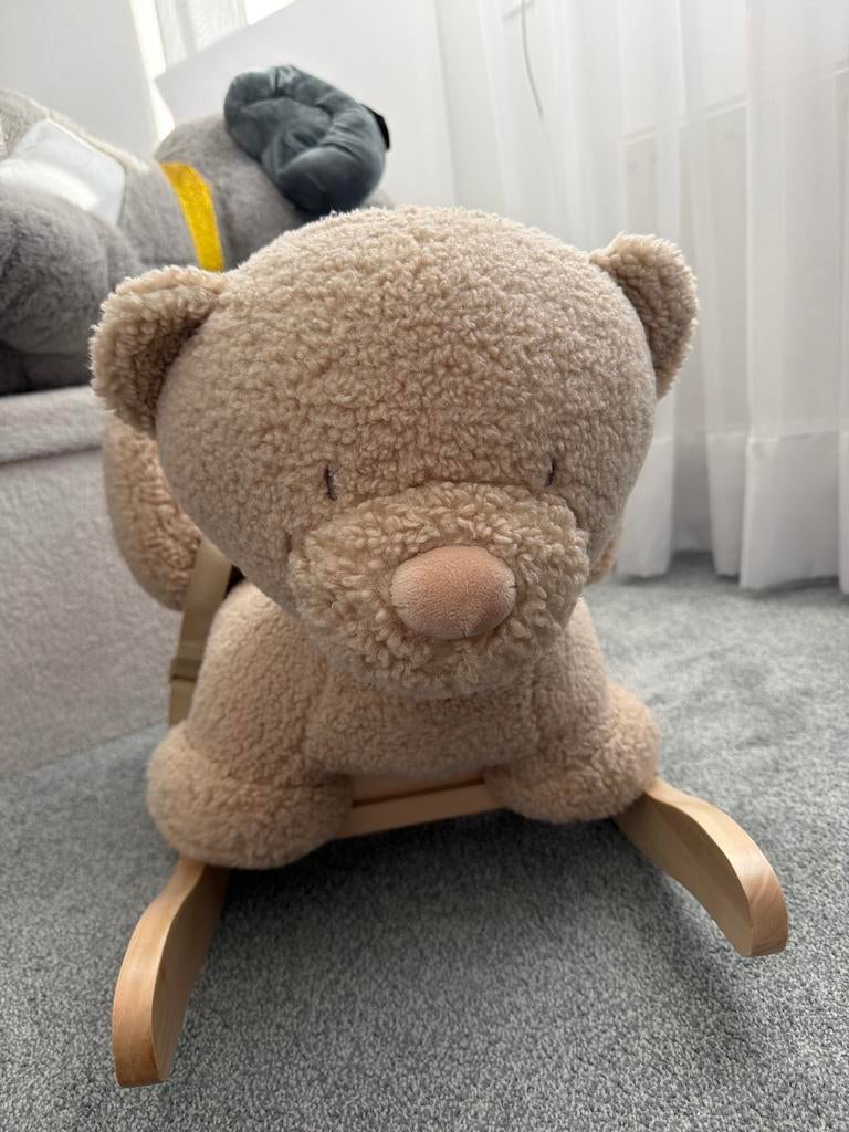 Schattige Teddybeer Schommelstoel voor Kinderen, Ophalen of Verzenden, Zo goed als nieuw