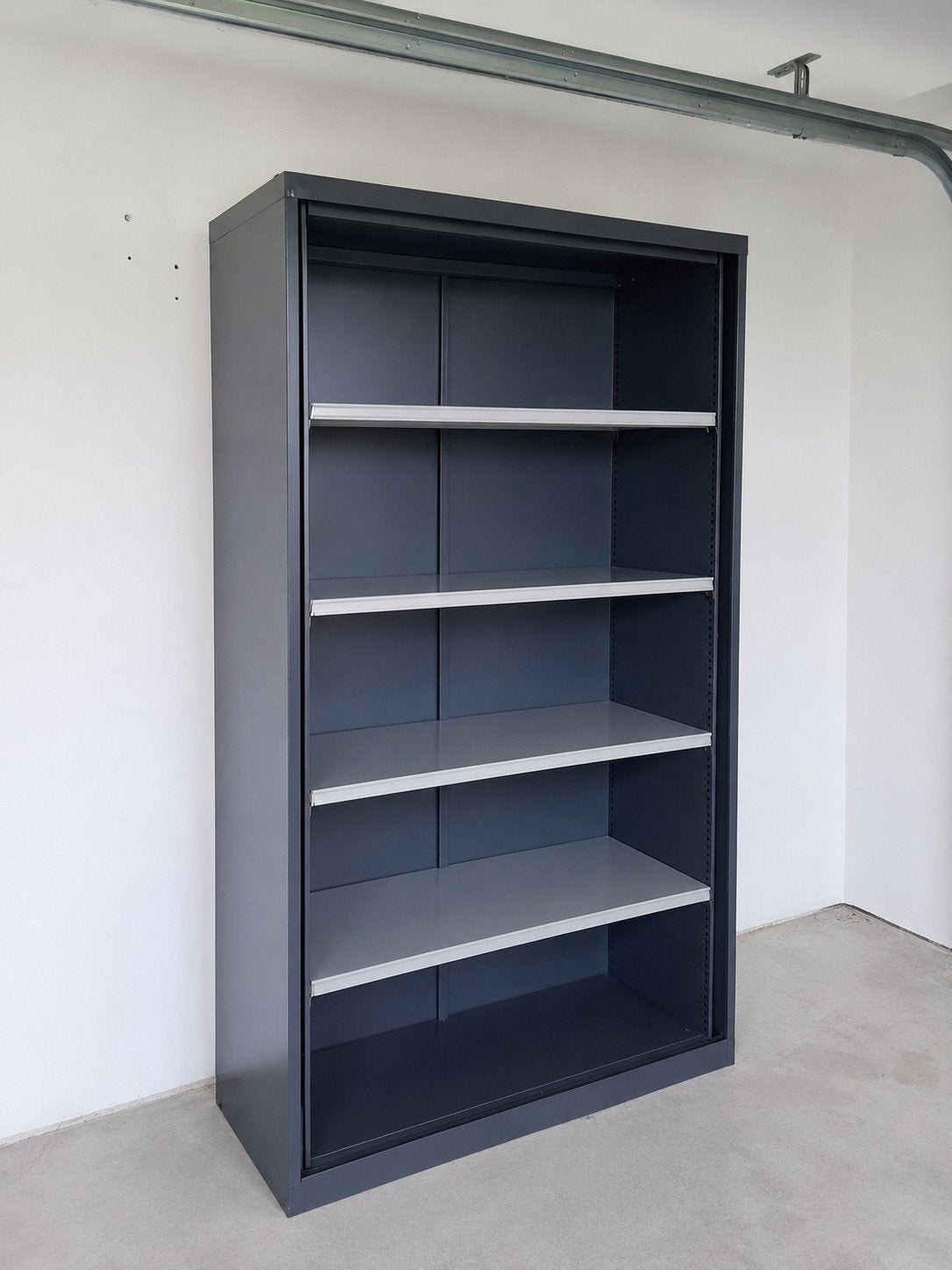 Metalen archiefkast met 4 legplanken zonder deur, Ophalen, Gebruikt