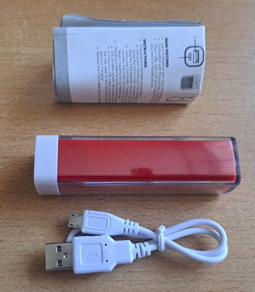 Powerbank 2200 mAh nieuw in doos, Ophalen of Verzenden, Nieuw